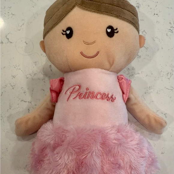 Princess Plush Doll - Pink and Brown - Picture 1 of 3